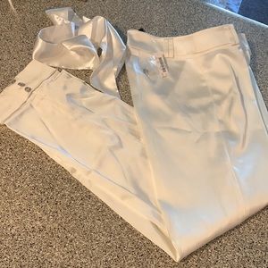 NWT White House Black Market dress-Pants Size 2 /white-bone/color) cute …